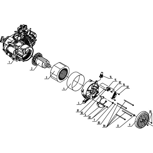 Ротор и статор Champion GG3301C